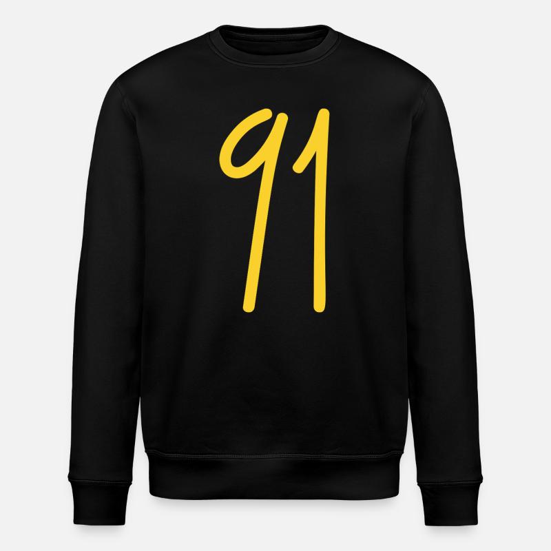 91 - Stanley/Stella ROLLER Unisex Organic Sweatshirt - black
