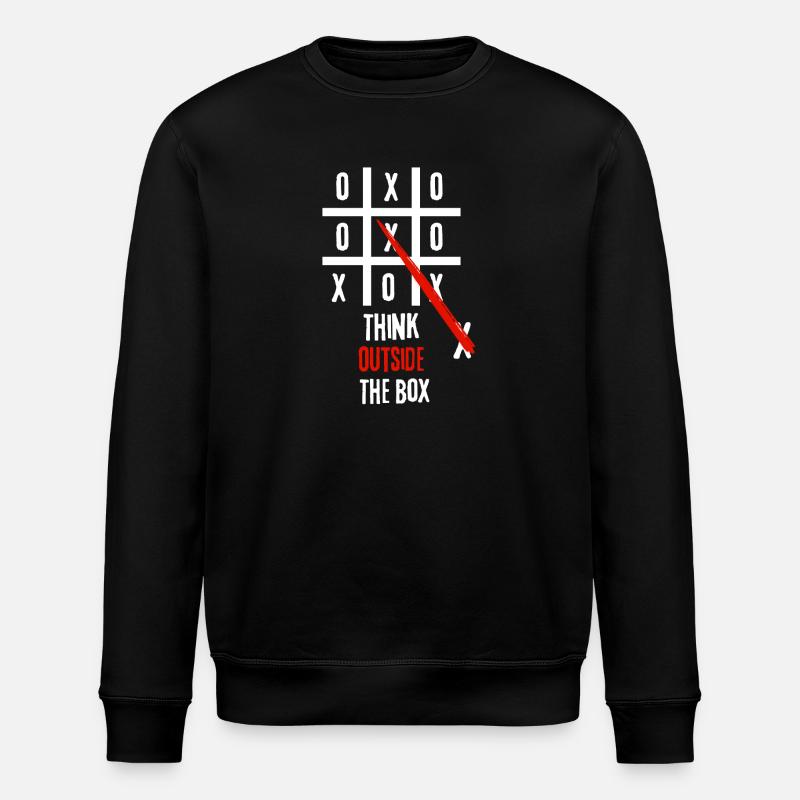 Think outside the box - Stanley/Stella ROLLER Unisex Organic Sweatshirt - black