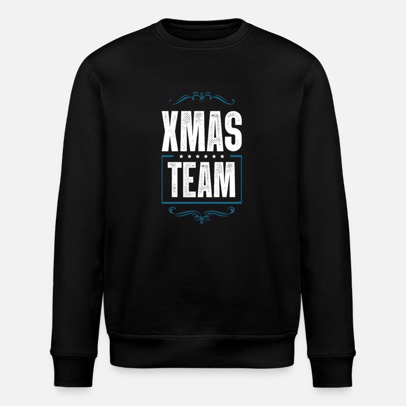 Xmas Team - Stanley/Stella ROLLER Unisex Organic Sweatshirt - black