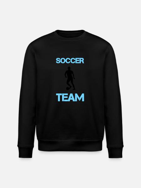 Soccer Player Team - Stanley/Stella ROLLER Unisex Organic Sweatshirt - black