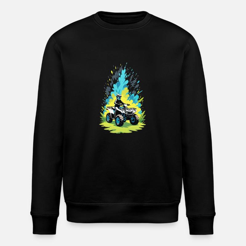 quad et tout terrain - Sweat bio ROLLER Stanley/Stella Unisexe - noir