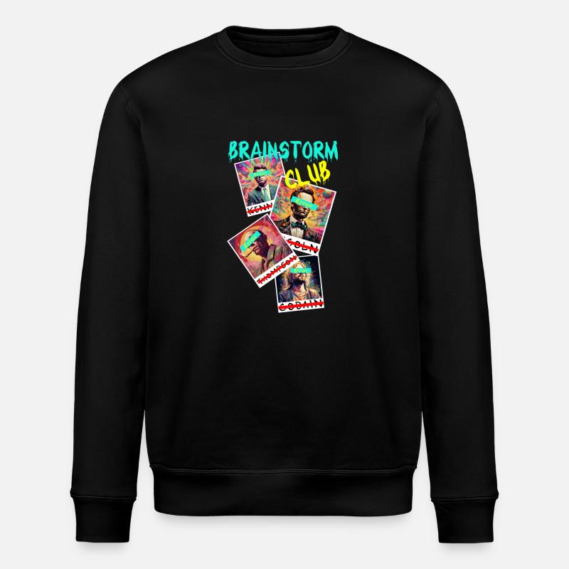 ChinCheck - Stanley/Stella Unisex Bio-Sweatshirt ROLLER - Schwarz