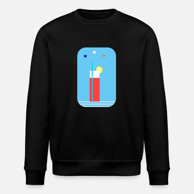 Cocktail rouge - Sweat bio ROLLER Stanley/Stella Unisexe - noir