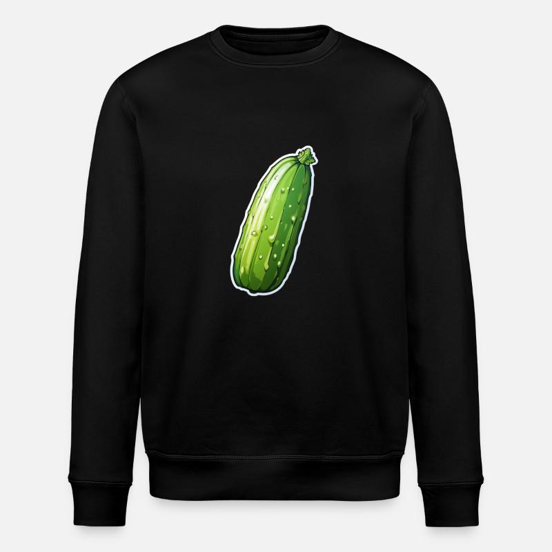 Concombre fermier - Sweat bio ROLLER Stanley/Stella Unisexe - noir