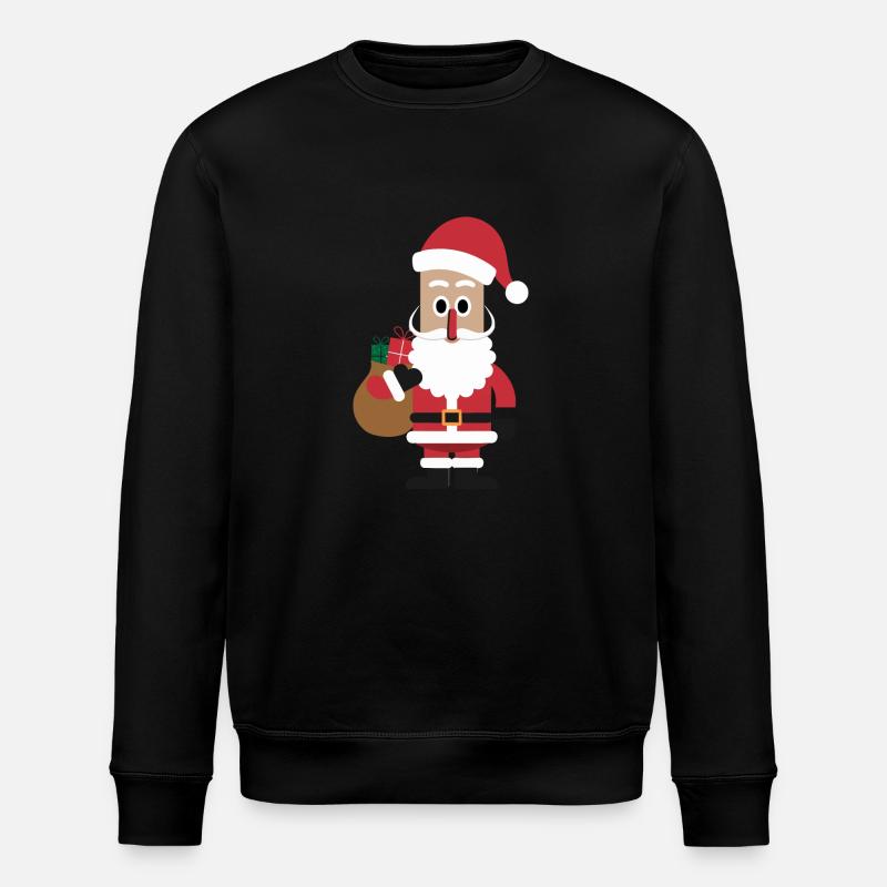 Santa - Stanley/Stella Unisex Bio-Sweatshirt ROLLER - Schwarz