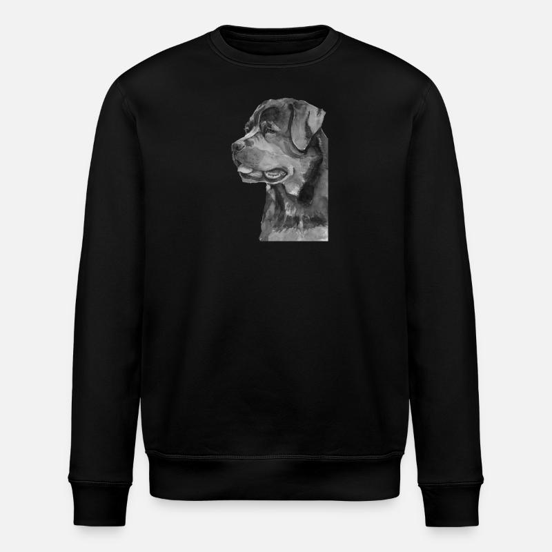 Rottweiler s/h - Stanley/Stella Unisex Bio-Sweatshirt ROLLER - Schwarz