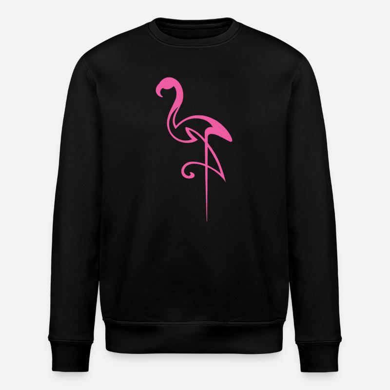 Flamingo - Sweat bio ROLLER Stanley/Stella Unisexe - noir
