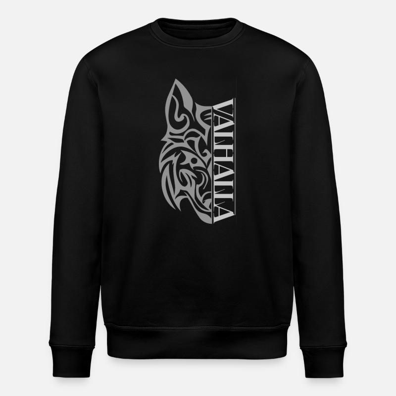 Valhalla Wolf Viking - Sweat bio ROLLER Stanley/Stella Unisexe - noir
