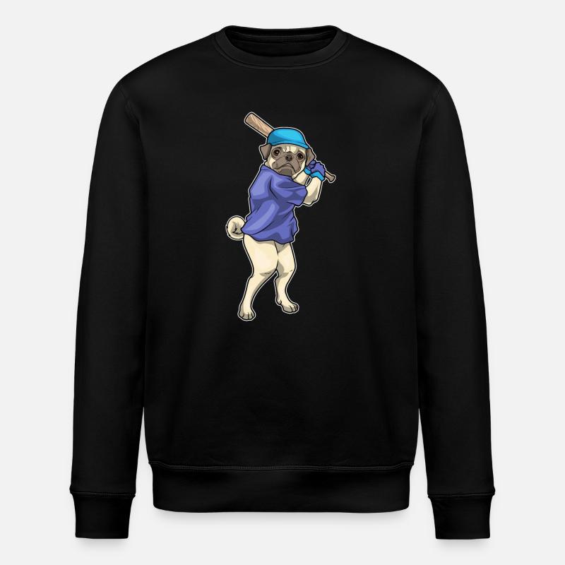 Carlin Baseball Batte de Baseball - Sweat bio ROLLER Stanley/Stella Unisexe - noir