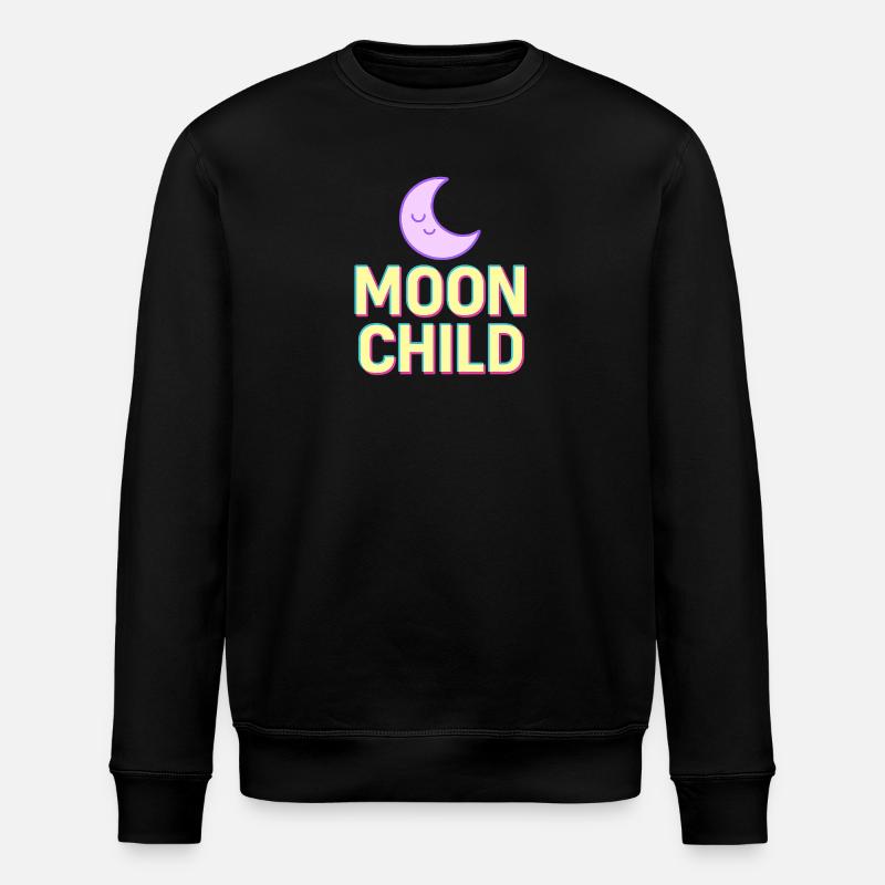 Enfant de la lune - Sweat bio ROLLER Stanley/Stella Unisexe - noir