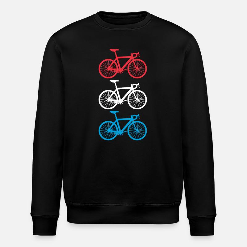 Cyclisme Luxembourg - Sweat bio ROLLER Stanley/Stella Unisexe - noir