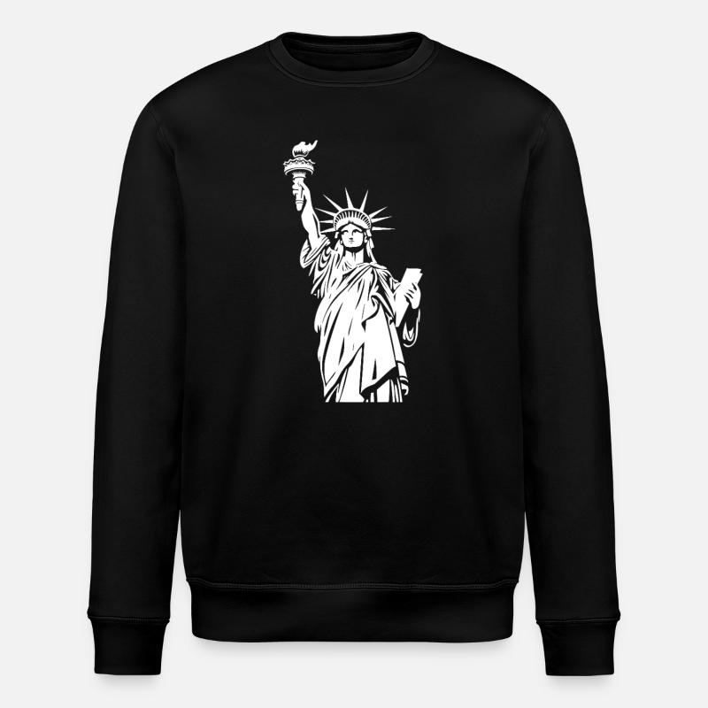 Statue de la Liberté - Sweat bio ROLLER Stanley/Stella Unisexe - noir