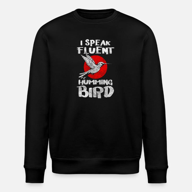 Kolibris Liebe Symbol - Stanley/Stella Unisex Bio-Sweatshirt ROLLER - Schwarz