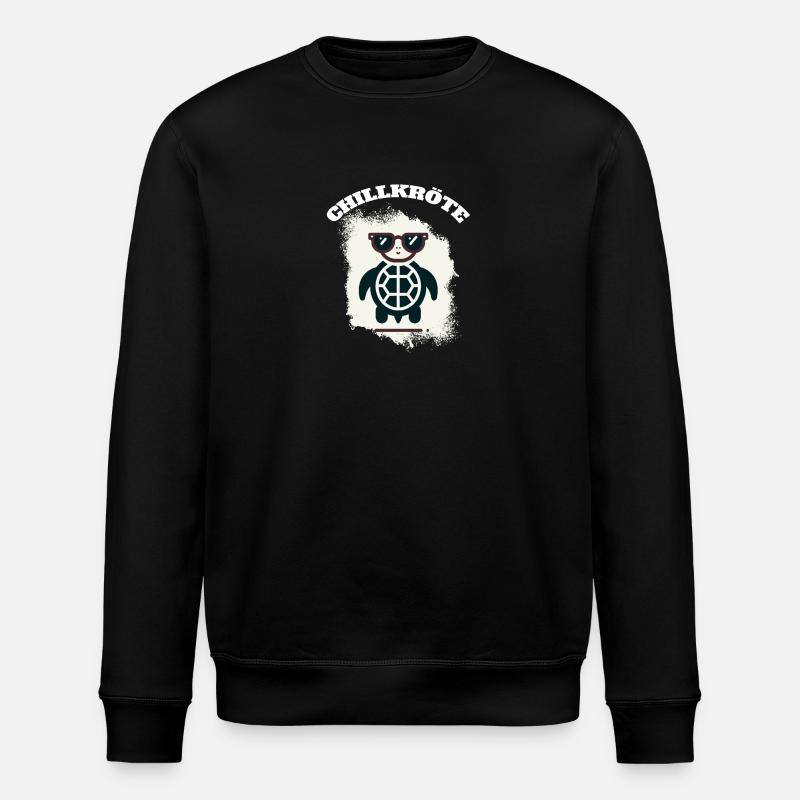 Tortue crapaud froide - Sweat bio ROLLER Stanley/Stella Unisexe - noir