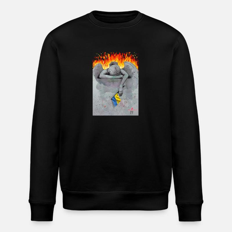 Des larmes pour l’Ukraine - Sweat bio ROLLER Stanley/Stella Unisexe - noir