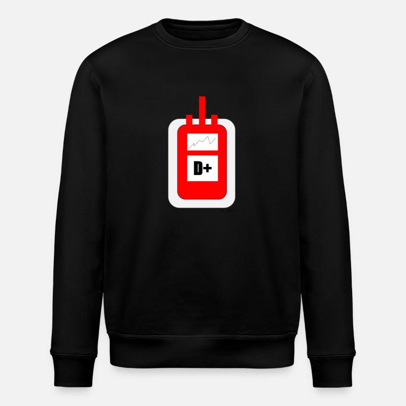 D+ - Stanley/Stella ROLLER Unisex Organic Sweatshirt - black