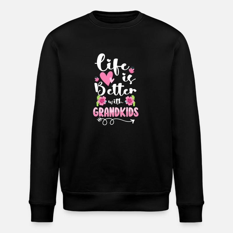 Grand-père Fun Love - Sweat bio ROLLER Stanley/Stella Unisexe - noir