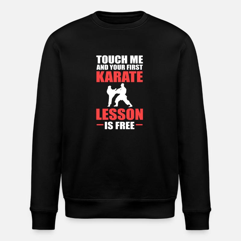 Karaté Autodéfense - Sweat bio ROLLER Stanley/Stella Unisexe - noir