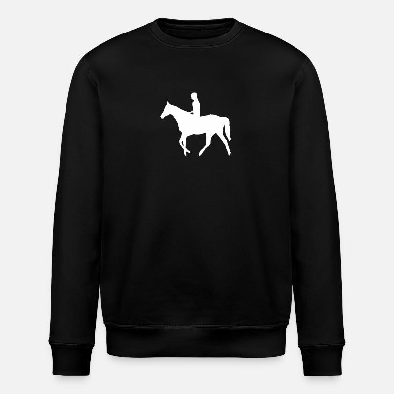 Cheval - Sweat bio ROLLER Stanley/Stella Unisexe - noir