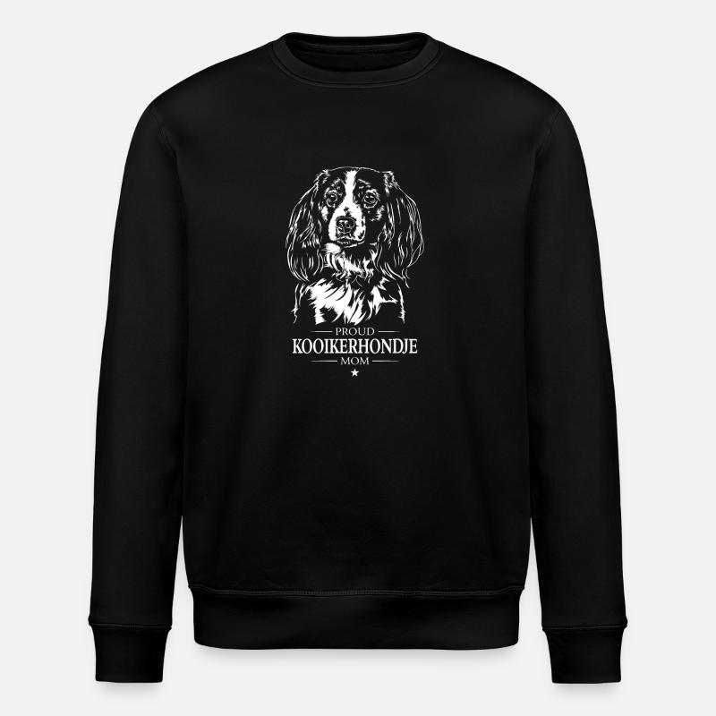 Kooikerhondje Maman Chien Chien Wilsigns - Sweat bio ROLLER Stanley/Stella Unisexe - noir