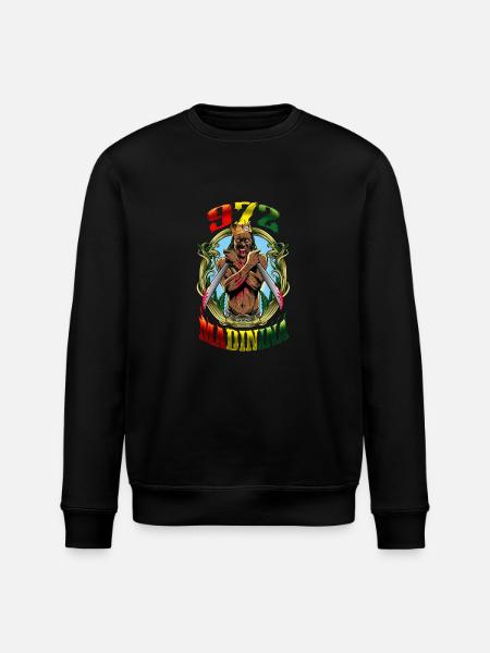 972 madinina - Sweat bio ROLLER Stanley/Stella Unisexe - noir