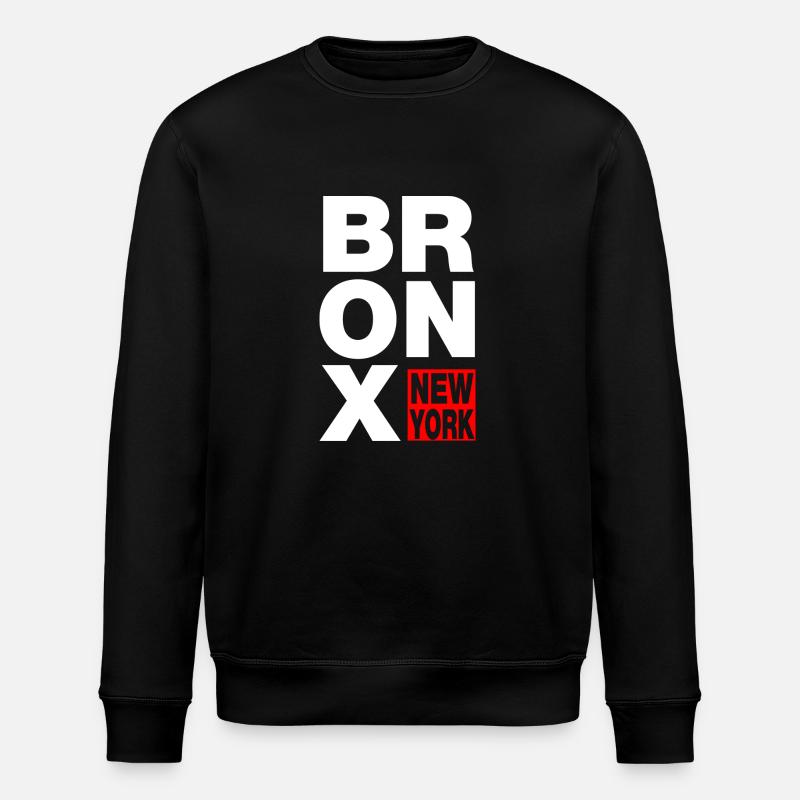 bronx new york - Stanley/Stella Unisex Bio-Sweatshirt ROLLER - Schwarz