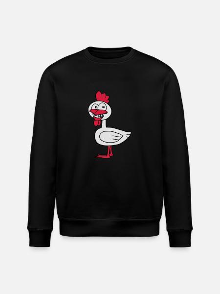 Cool Chicken - Stanley/Stella ROLLER Unisex Organic Sweatshirt - black