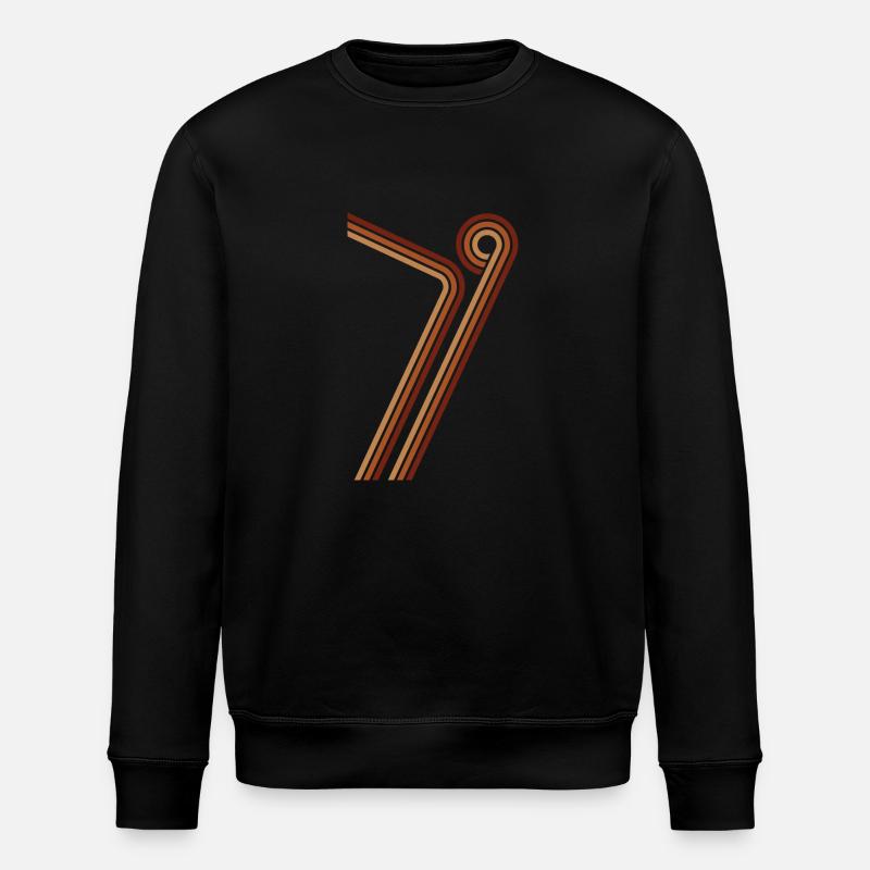 1979 79 braun - Stanley/Stella Unisex Bio-Sweatshirt ROLLER - Schwarz