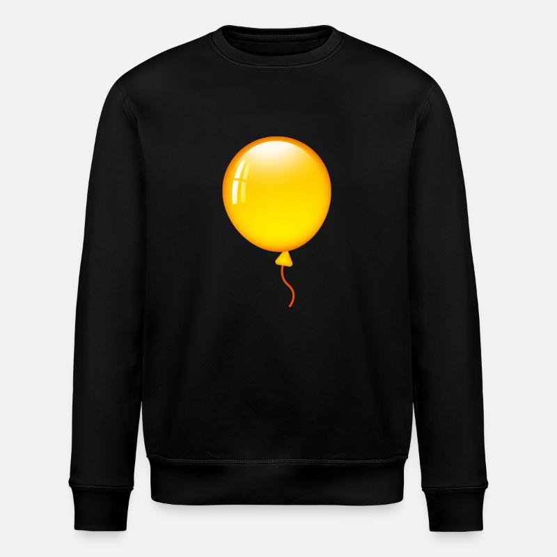 Smiley Balloon - Stanley/Stella Unisex Bio-Sweatshirt ROLLER - Schwarz