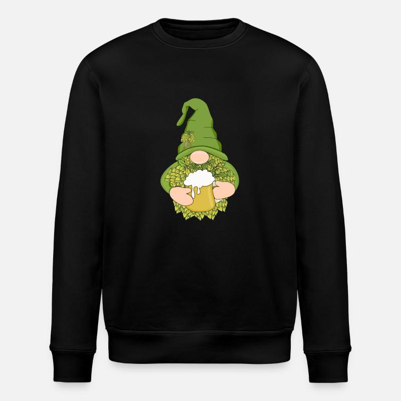 Hopfen Gnom - Stanley/Stella Unisex Bio-Sweatshirt ROLLER - Schwarz