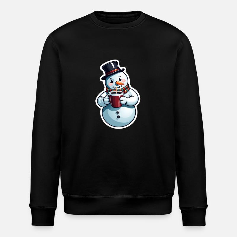 Schneemann - Stanley/Stella Unisex Bio-Sweatshirt ROLLER - Schwarz