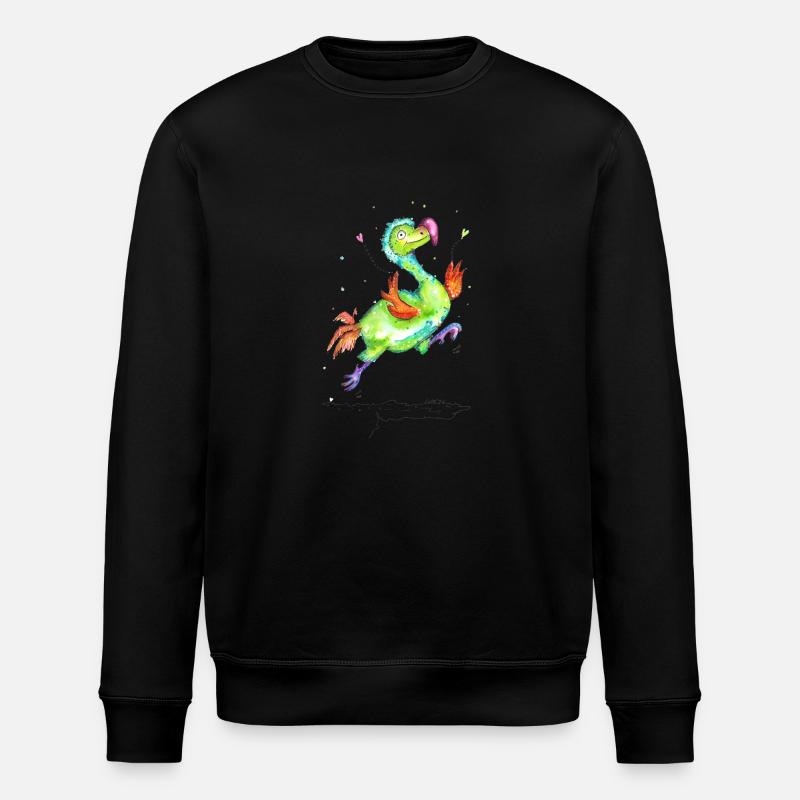 Gute Laune Dodo - Stanley/Stella Unisex Bio-Sweatshirt ROLLER - Schwarz