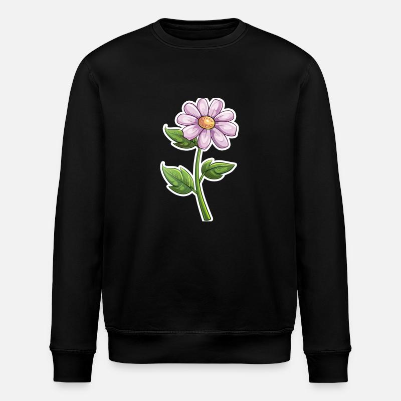 Fleurs - Sweat bio ROLLER Stanley/Stella Unisexe - noir