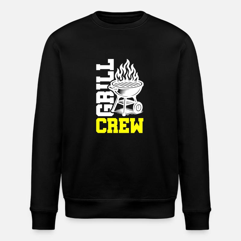 Grill Crew - Stanley/Stella ROLLER Unisex Organic Sweatshirt - black