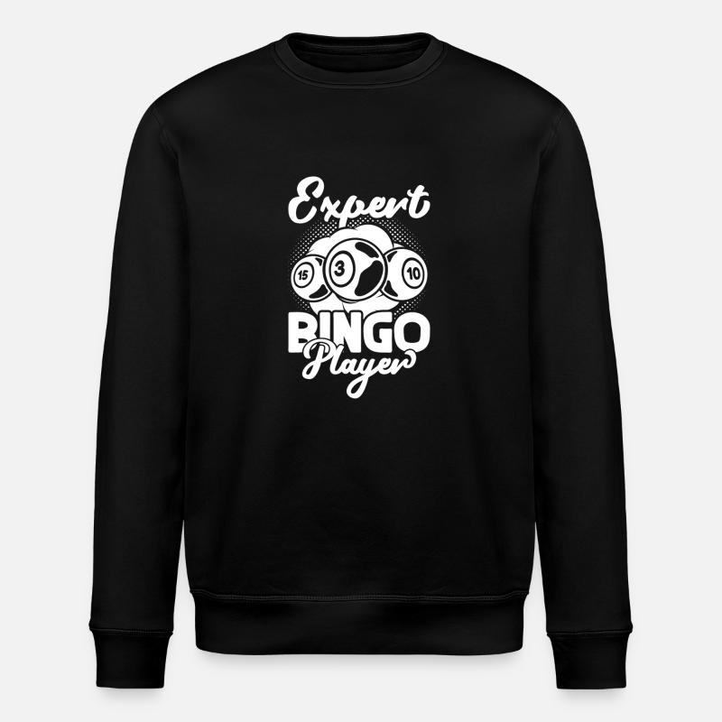 Bingo Player Expert Player Bingo - Stanley/Stella Unisex Bio-Sweatshirt ROLLER - Schwarz