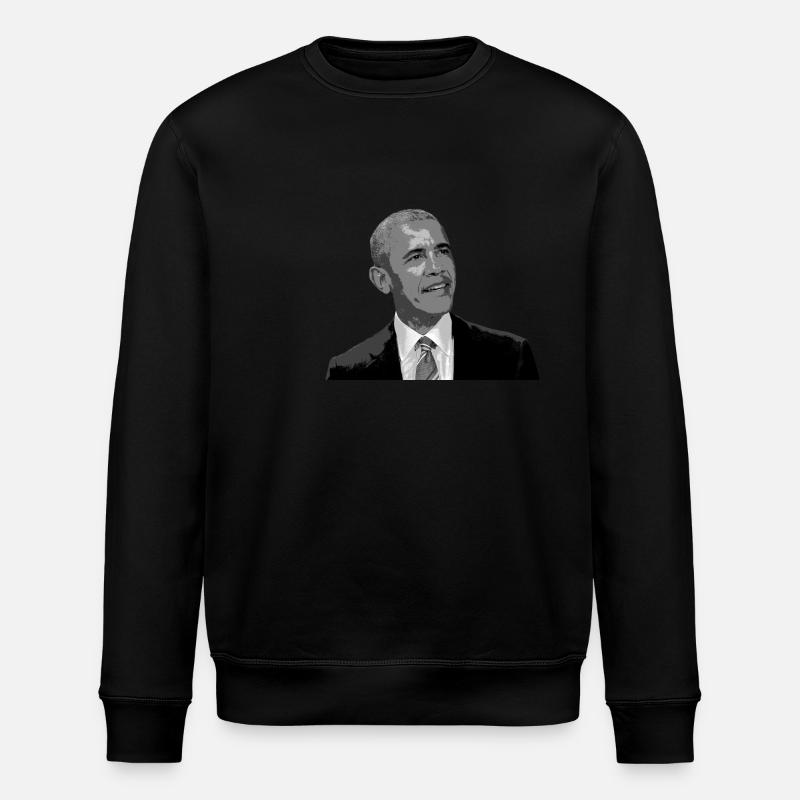 Obama - Sweat bio ROLLER Stanley/Stella Unisexe - noir