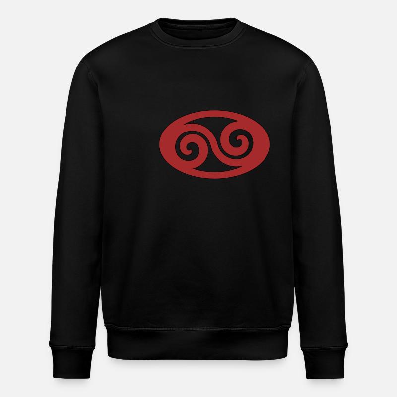 Welle Tribal - Stanley/Stella Unisex Bio-Sweatshirt ROLLER - Schwarz