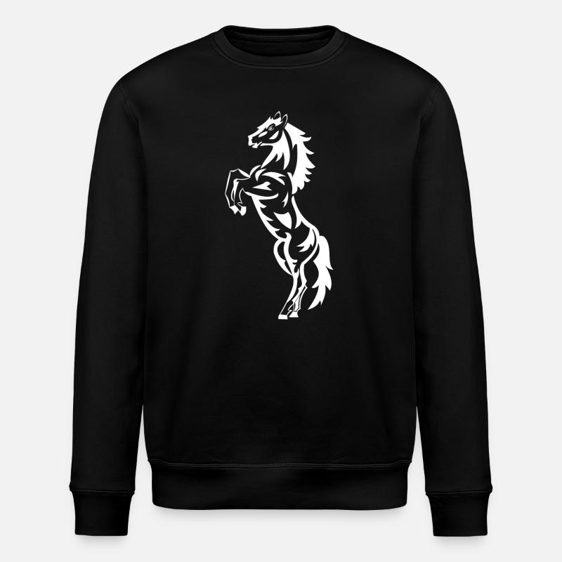 Cheval, équitation, cavalier, chevaux - Sweat bio ROLLER Stanley/Stella Unisexe - noir
