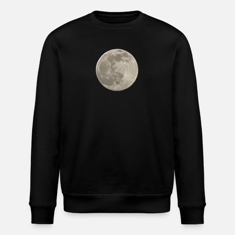 Moon - Stanley/Stella ROLLER Unisex Organic Sweatshirt - black