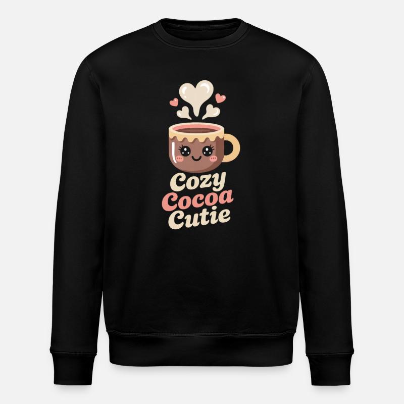 Kakao - Cocoa Mignon Douillet - Sweat bio ROLLER Stanley/Stella Unisexe - noir