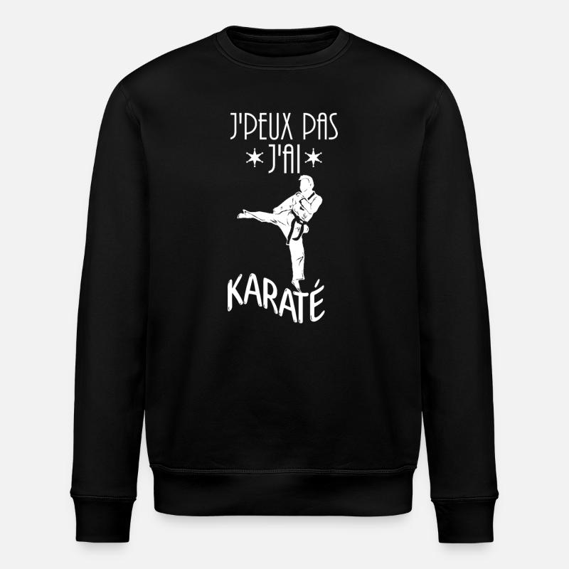 J'peux Pas j'ai Karate - Sweat bio ROLLER Stanley/Stella Unisexe - noir