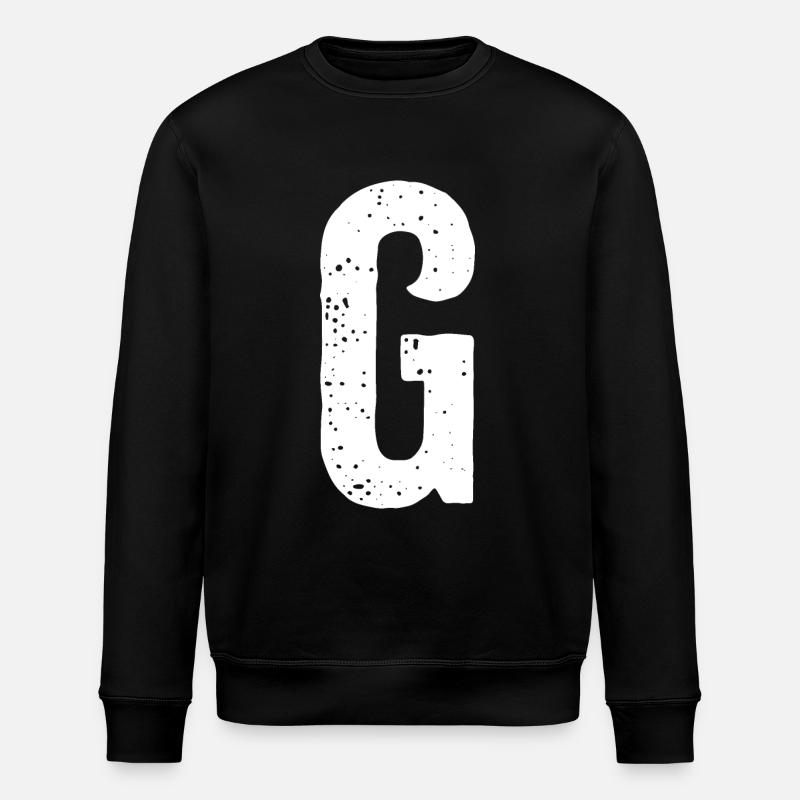 G Letter - Stanley/Stella ROLLER Unisex Organic Sweatshirt - black