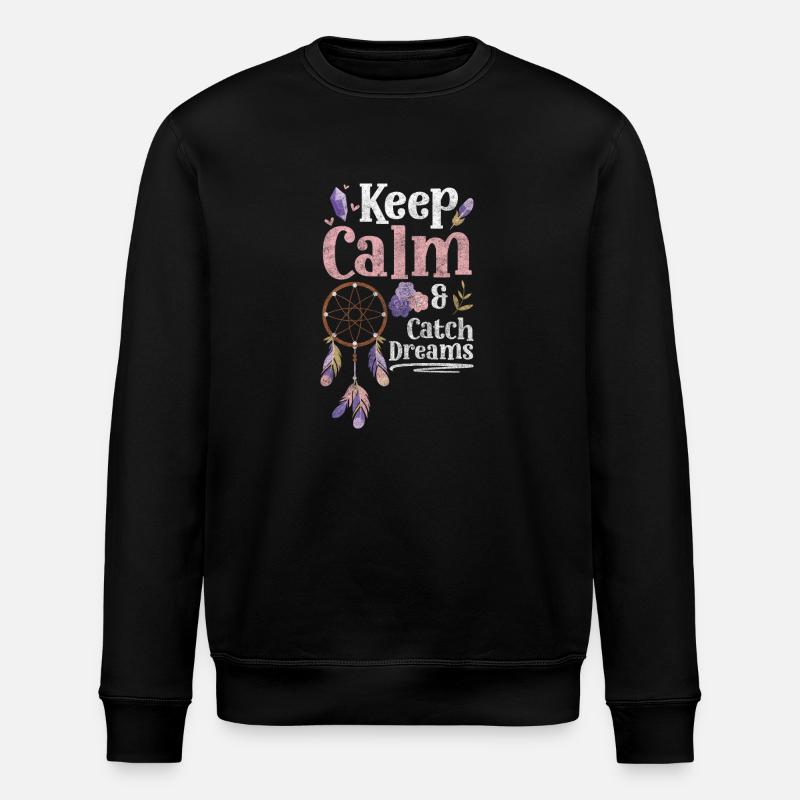 Attrape-rêves Bonheur mystique Paix - Sweat bio ROLLER Stanley/Stella Unisexe - noir