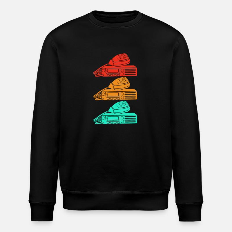 Amateurfunk Radio Antenne - Stanley/Stella Unisex Bio-Sweatshirt ROLLER - Schwarz
