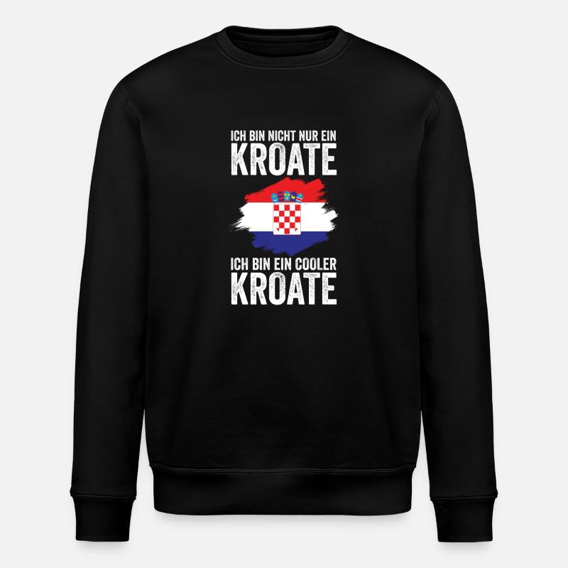 Croate Croate Croatie - Sweat bio ROLLER Stanley/Stella Unisexe - noir