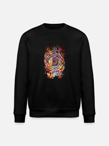 YOU SELECTING / Abstract Art - Stanley/Stella ROLLER Unisex Organic Sweatshirt - black