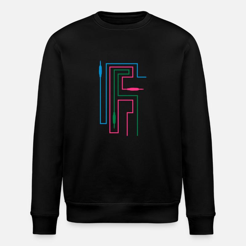 TON TRON - Klinkestecker mit Kabel - Stanley/Stella Unisex Bio-Sweatshirt ROLLER - Schwarz