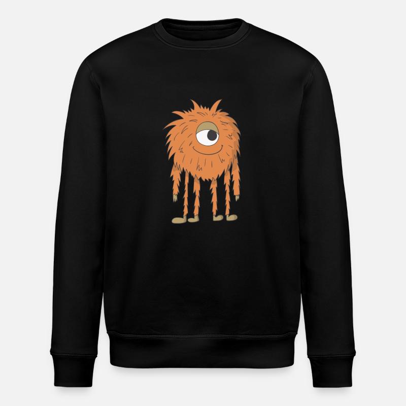 Le monstre d’Orange - Sweat bio ROLLER Stanley/Stella Unisexe - noir