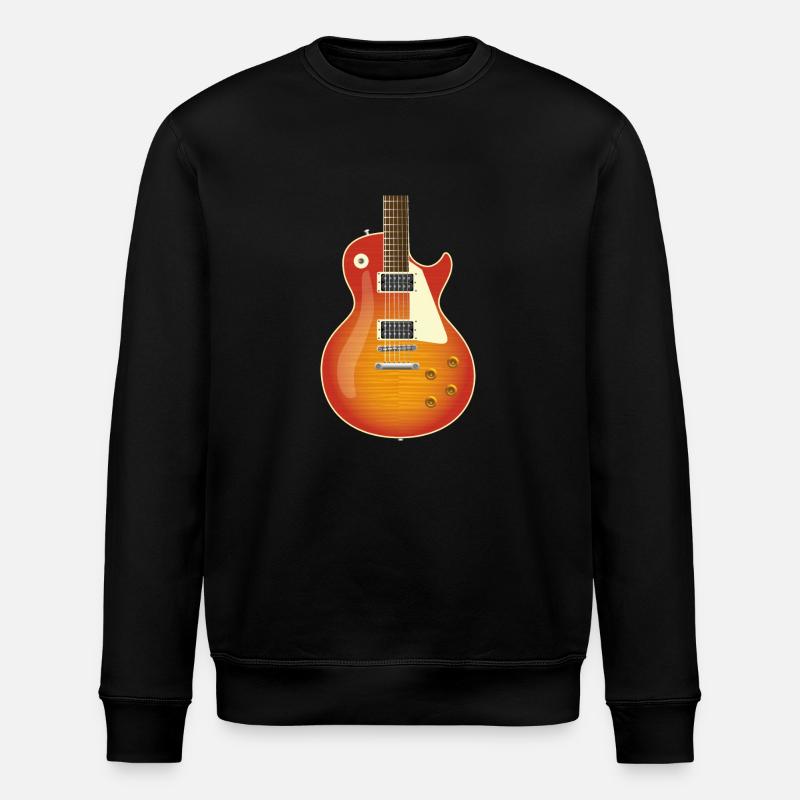 Les Paul - Stanley/Stella Unisex Bio-Sweatshirt ROLLER - Schwarz