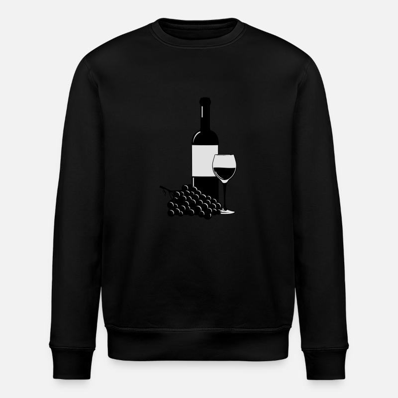 Wein - Stanley/Stella Unisex Bio-Sweatshirt ROLLER - Schwarz